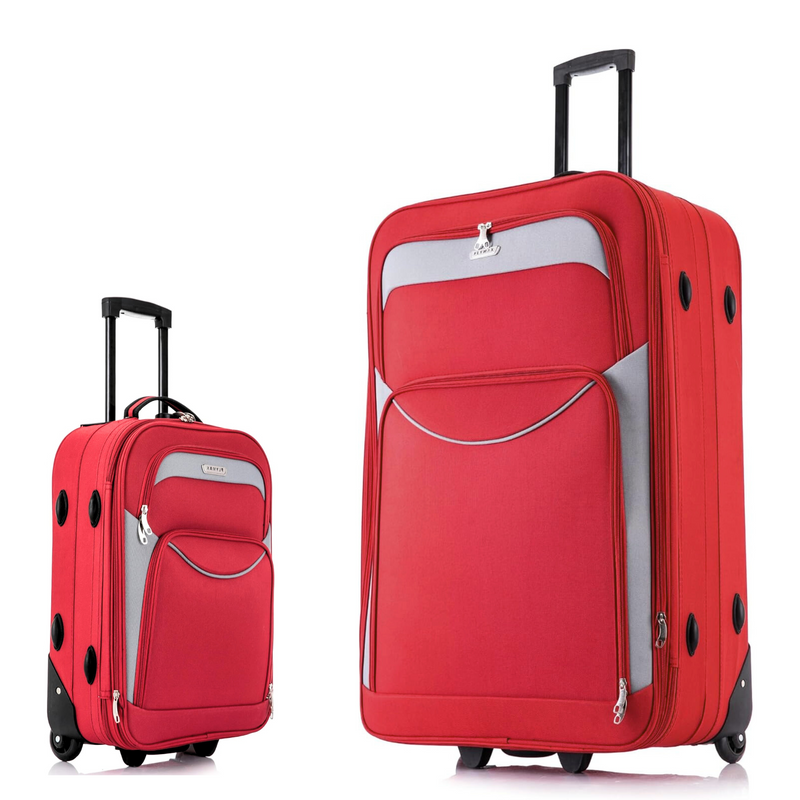 Flymax Vienna Voyager 2-Piece Soft Shell Luggage Set – Lightweight And Durable Travel Companion