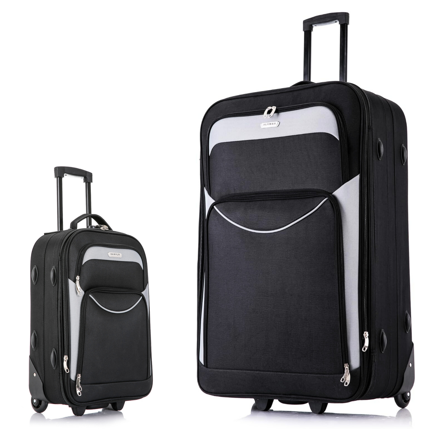 Flymax Vienna Voyager 2-Piece Soft Shell Luggage Set – Lightweight And Durable Travel Companion
