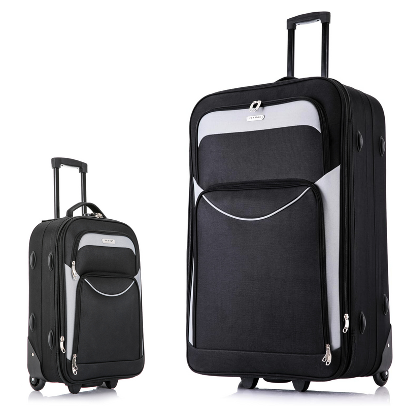 Flymax Vienna Voyager 2-Piece Soft Shell Luggage Set – Lightweight And Durable Travel Companion