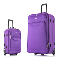 Flymax Vienna Voyager 2-Piece Soft Shell Luggage Set – Lightweight And Durable Travel Companion