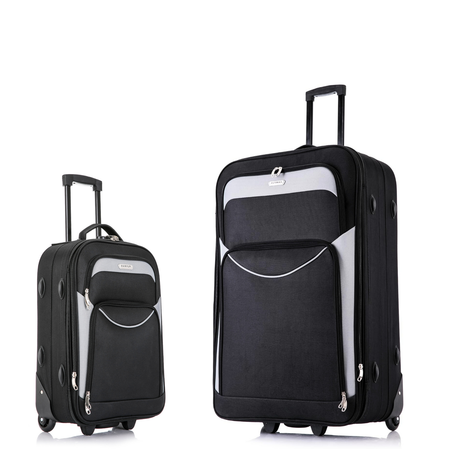 Flymax Vienna Voyager 2-Piece Soft Shell Luggage Set – Lightweight And Durable Travel Companion