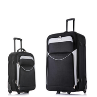 Flymax Vienna Voyager 2-Piece Soft Shell Luggage Set – Lightweight And Durable Travel Companion