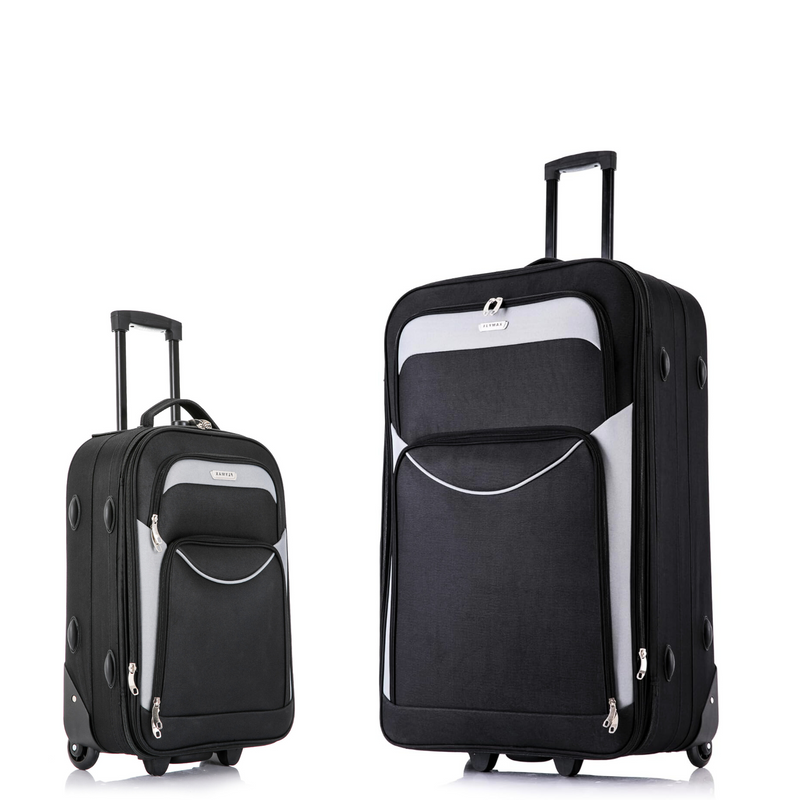 Flymax Vienna Voyager 2-Piece Soft Shell Luggage Set – Lightweight And Durable Travel Companion