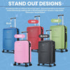 Flymax London Legacy 24-Inch Medium Luggage stylish design