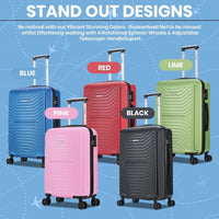 Flymax London Legacy 24-Inch Medium Luggage stylish design