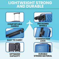 Flymax London Legacy 24-Inch Medium Luggage quality materials