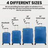 Flymax London Legacy 24-Inch Medium Luggage in all available sizes