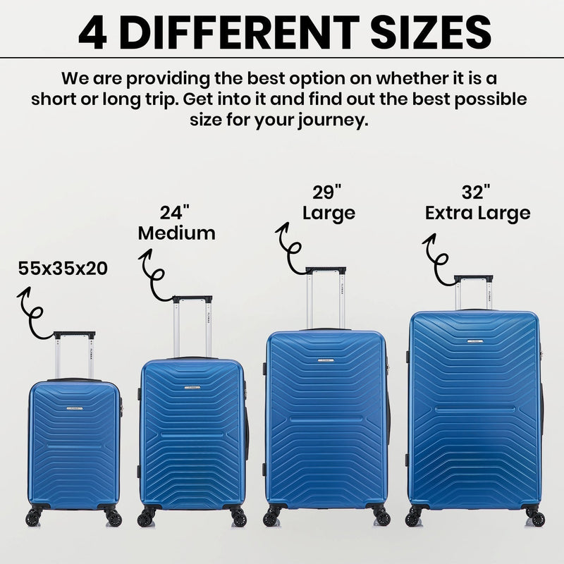 Flymax London Legacy 24-Inch Medium Luggage in all available sizes