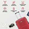 Flymax London Legacy 24-Inch Medium Luggage detailed features