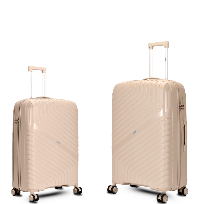 Flymax Parisian Edge – Sleek & Lightweight Premium 2 Piece Luggage Set