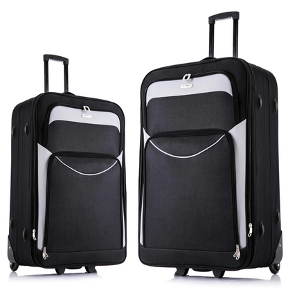 Flymax Vienna Voyager 2-Piece Soft Shell Luggage Set – Lightweight And Durable Travel Companion