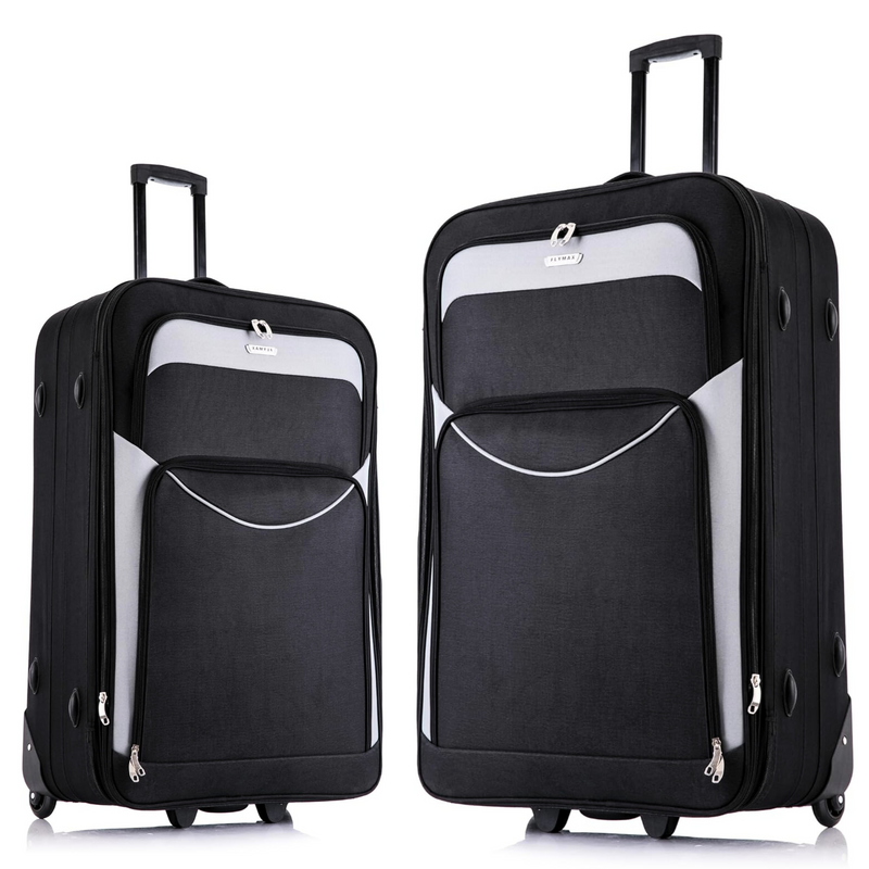 Flymax Vienna Voyager 2-Piece Soft Shell Luggage Set – Lightweight And Durable Travel Companion