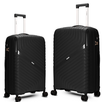 Flymax Parisian Edge – Sleek & Lightweight Premium 2 Piece Luggage Set