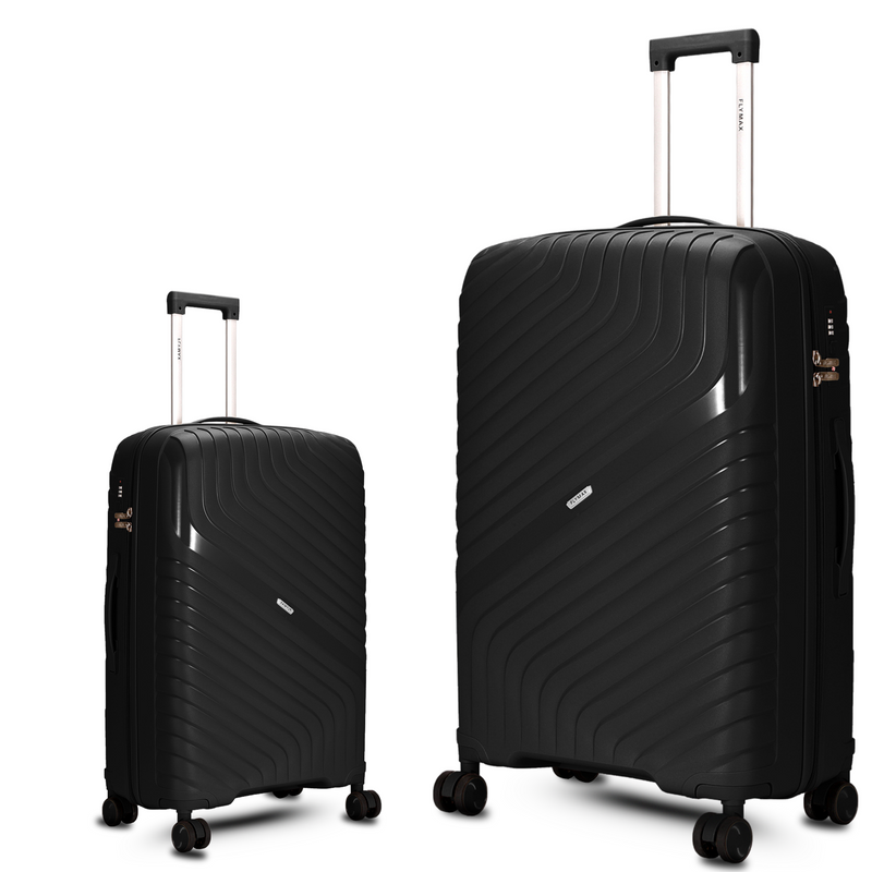 Flymax Parisian Edge – Sleek & Lightweight Premium 2 Piece Luggage Set
