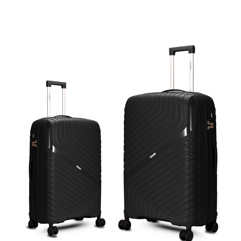 Flymax Parisian Edge – Sleek & Lightweight Premium 2 Piece Luggage Set