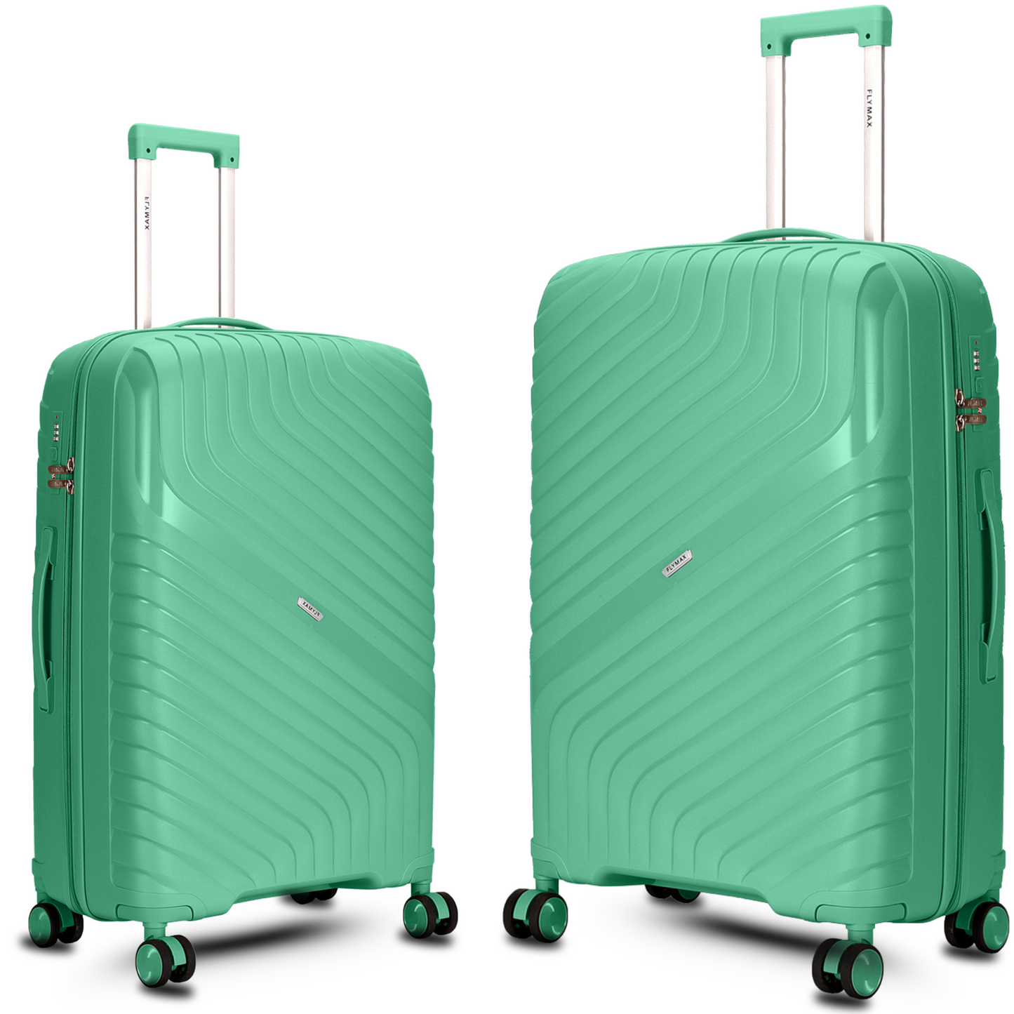 Flymax Parisian Edge – Sleek & Lightweight Premium 2 Piece Luggage Set