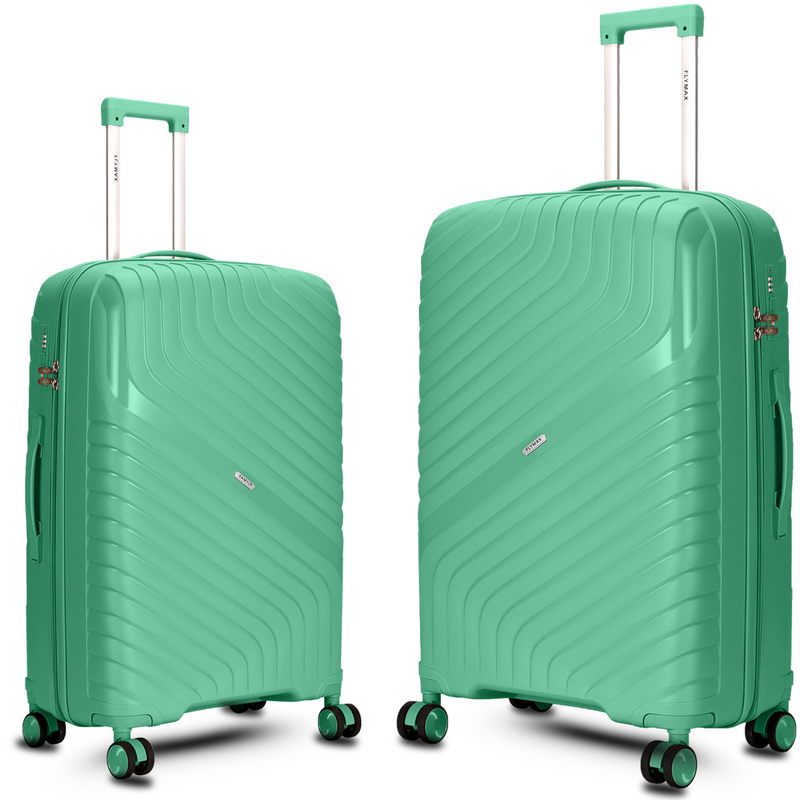 Flymax Parisian Edge – Sleek & Lightweight Premium 2 Piece Luggage Set