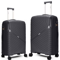 Flymax Parisian Edge – Sleek & Lightweight Premium 2 Piece Luggage Set