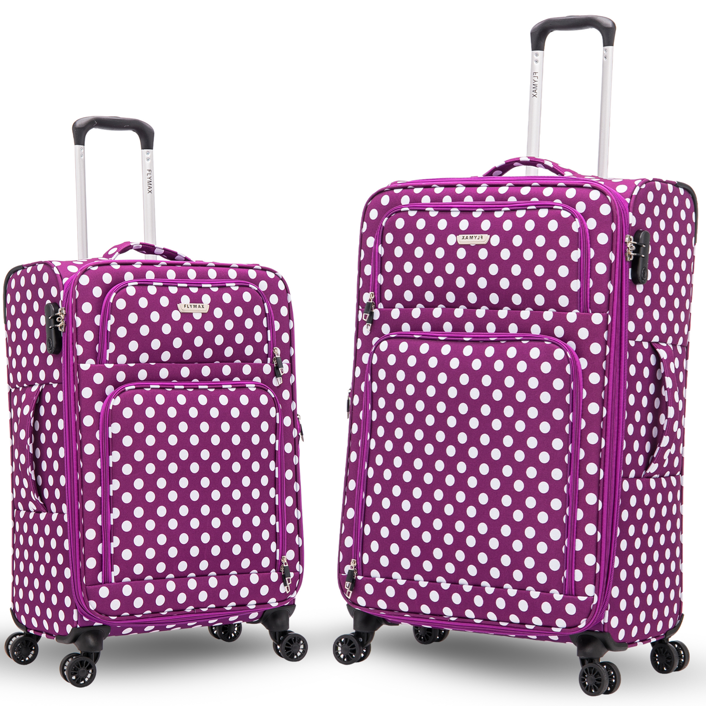 Flymax Lightweight 4-Wheel Suitcase Set – Travel with Confidence