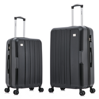 Flymax New York Fort 2-Piece Luggage Set– Travel Smart with Elegance