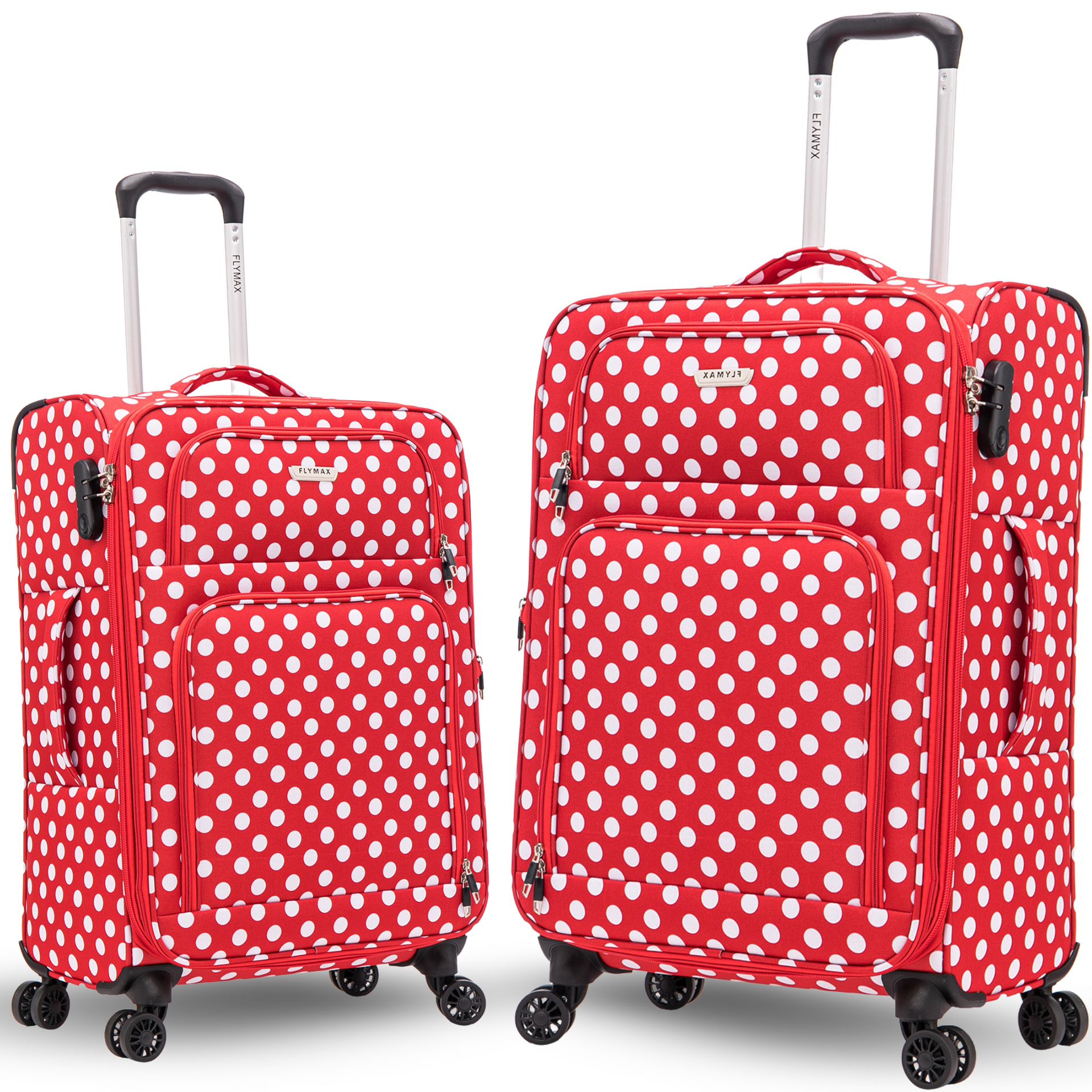 Flymax Lightweight 4-Wheel Suitcase Set – Travel with Confidence