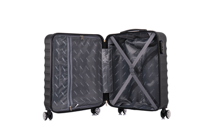Flymax Lisbon Explorer Hard Shell Cabin Suitcase close up interior