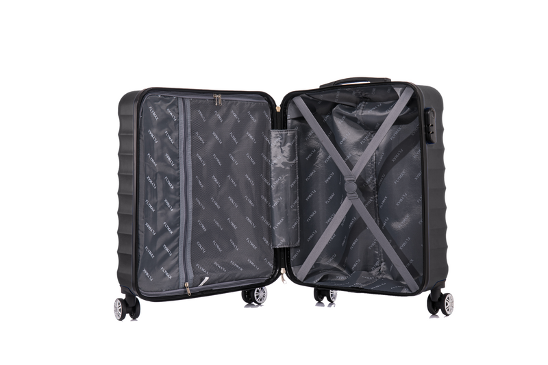 55x40x20 4 Wheel Super Lightweight Cabin Luggage Suitcase