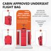 Flymax Sao Paulo Glide 45x36x20cm Ultra-Lightweight Cabin Luggage for EasyJet and Ryanair
