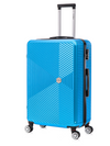  Flymax ParisFlex Medium Hard Shell Suitcase in blue