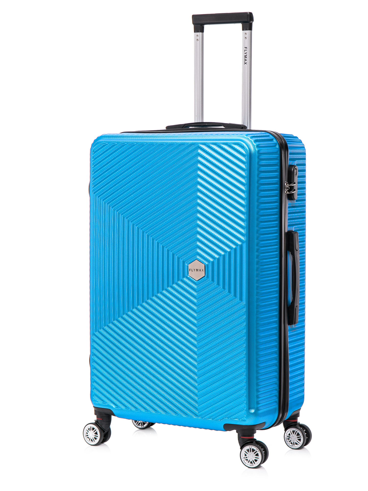  Flymax ParisFlex Medium Hard Shell Suitcase in blue