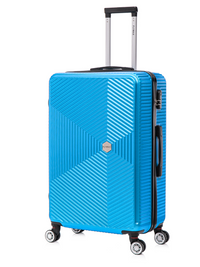 Flymax ParisFlex Medium Hard Shell Suitcase in blue