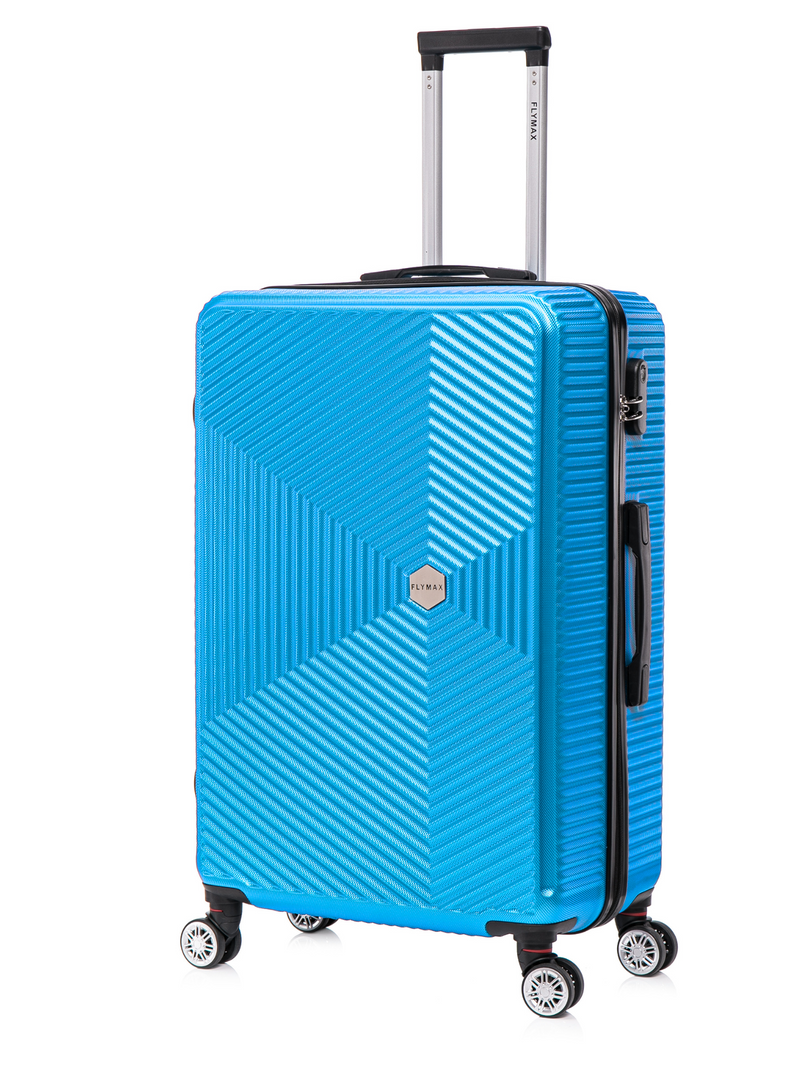  Flymax ParisFlex Medium Hard Shell Suitcase in blue