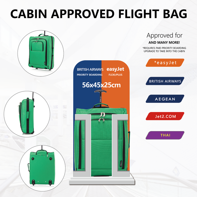 Easyjet 56x45x25cm Cabin Bag Hand Luggage Flight Bag Case Jet 2 BA