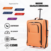 Flymax Sao Paulo Glide – Carry On Luggage 56x45x25cm (Fits BA Cabin Size)