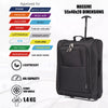 Flymax Sao Paulo Glide 55x40x20cm Cabin Suitcase - Approved for Ryanair, EasyJet, Air France & More