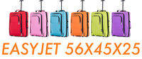 Flymax Sao Paulo Glide – Carry On Luggage 56x45x25cm (Fits BA Cabin Size)