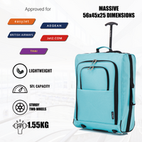 Flymax Sao Paulo Glide – Carry On Luggage 56x45x25cm (Fits BA Cabin Size)