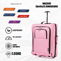 Flymax Sao Paulo Glide – Carry On Luggage 56x45x25cm (Fits BA Cabin Size)