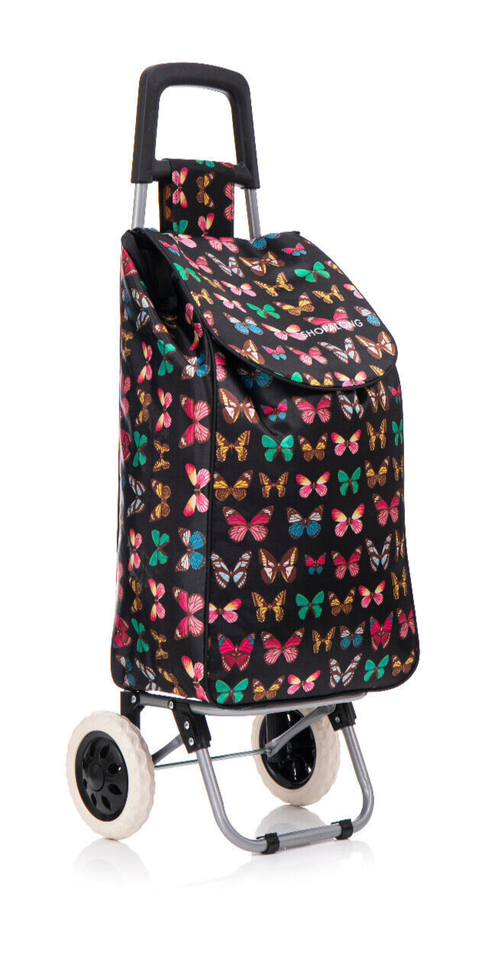 Butterfly Edition – Lightweight, Foldable & Stylish Shopping Trolley
